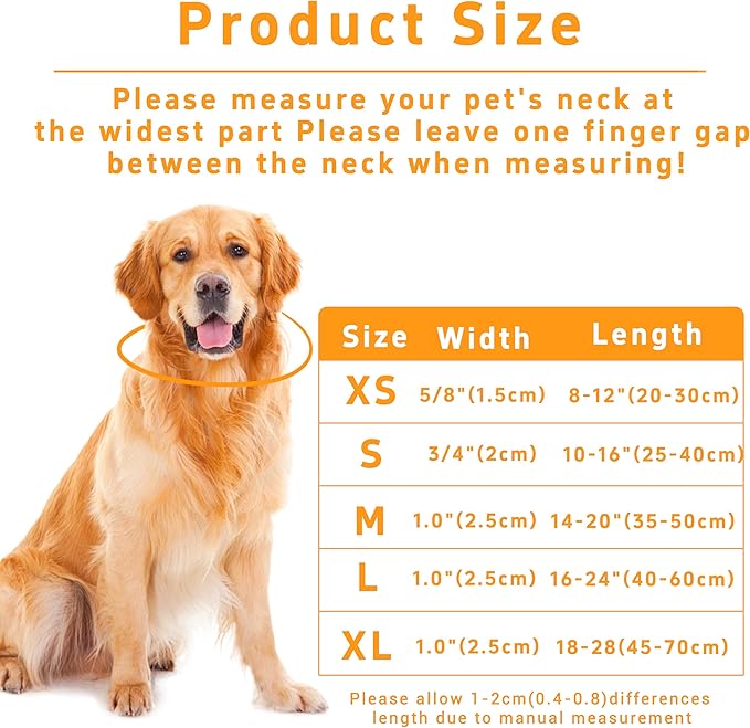 Dog Collar, Classical Indian Spirit Boys Girls Puppy Collar for Small Medium Large Dogs, Adjustable Soft Indian Pet Collar with Safety Buckle for Male Females(Yellow,M)