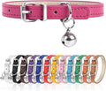 XXS Dog Collar for Teacup Adjustable Teacup Dog Collar for Small Medium Large Dogs 3/8 inch Width (HotPink, XXS)