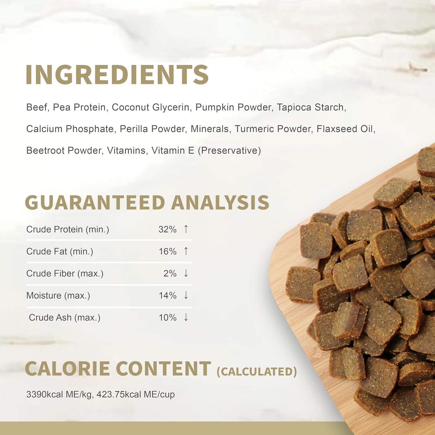 Herz Air-Dried Dog Food, High Protein, New Zealand Grass-Fed Beef, 2 lb