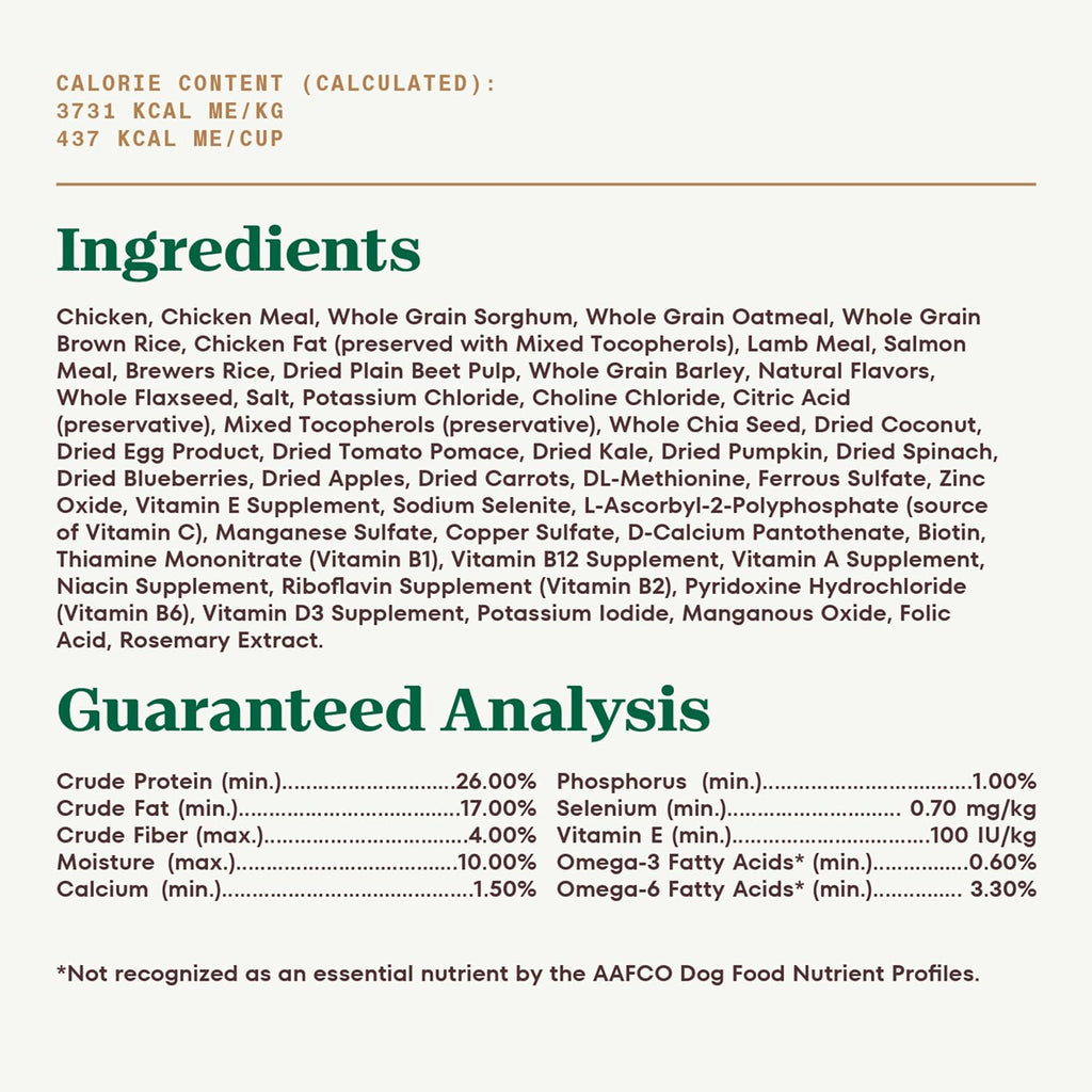 Nutro Ultra Small Breed Adult Dry Dog Food, Chicken, Lamb & Salmon, 3.5 lb | High-protein trio, Non-GMO, no corn, wheat, soy, 14 superfoods blend, Omega 3 & 6 fatty acids, essential antioxidants