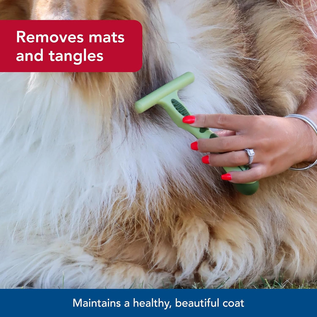 Coastal Pet - Safari Dog Undercoat Rake - Dog Grooming Rake - Gentle Dematting Comb for Dogs - Effective Deshedding Comb - Pet Grooming Tools - Single Row