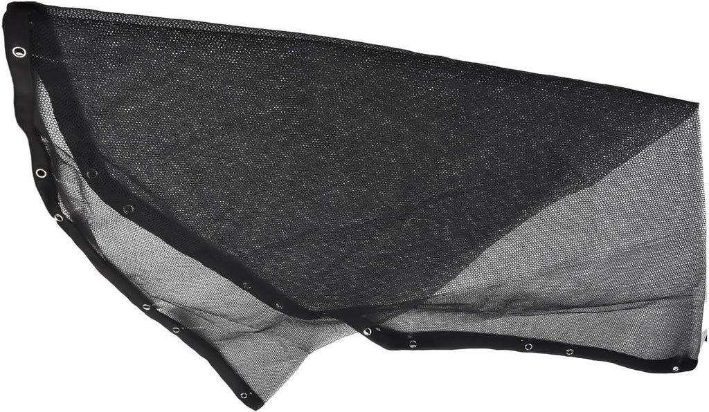Octagonal Dog Playpen Top Cover for 8 Panel 24" Wide Fence, 210D Oxford Sun Shade & Rain Canopy with Elastic Strap, Washable Mesh Netting for Puppy Enclosure Protection,No Fence(Mesh Cover)