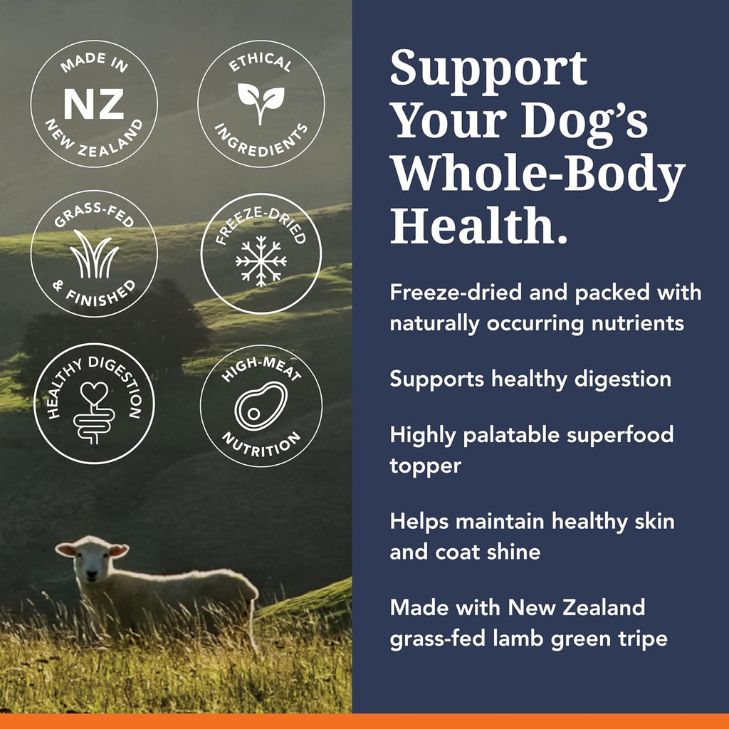 K9 Natural - Freeze Dried Grain-Free Dog Food Topper for Digestive Support