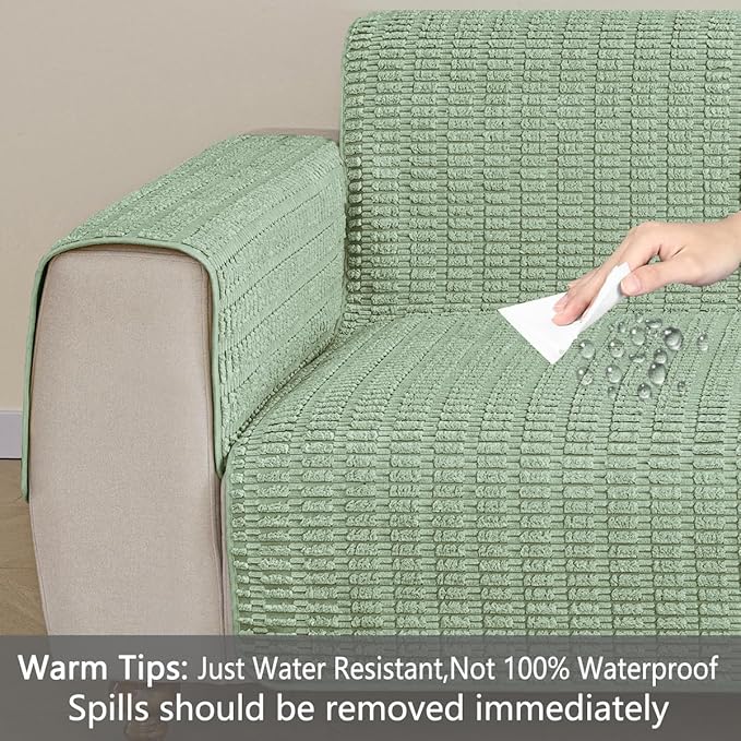 Muamar Dog Bed Cover Sofa Protector,Anti Slip Waterproof Sofa Covers for Living Room Couch Covers,Sofa Mat,Seat Cover,Dog Mat,Pet Pad for Furniture 1 Piece (30x82 inch, Sage Green)