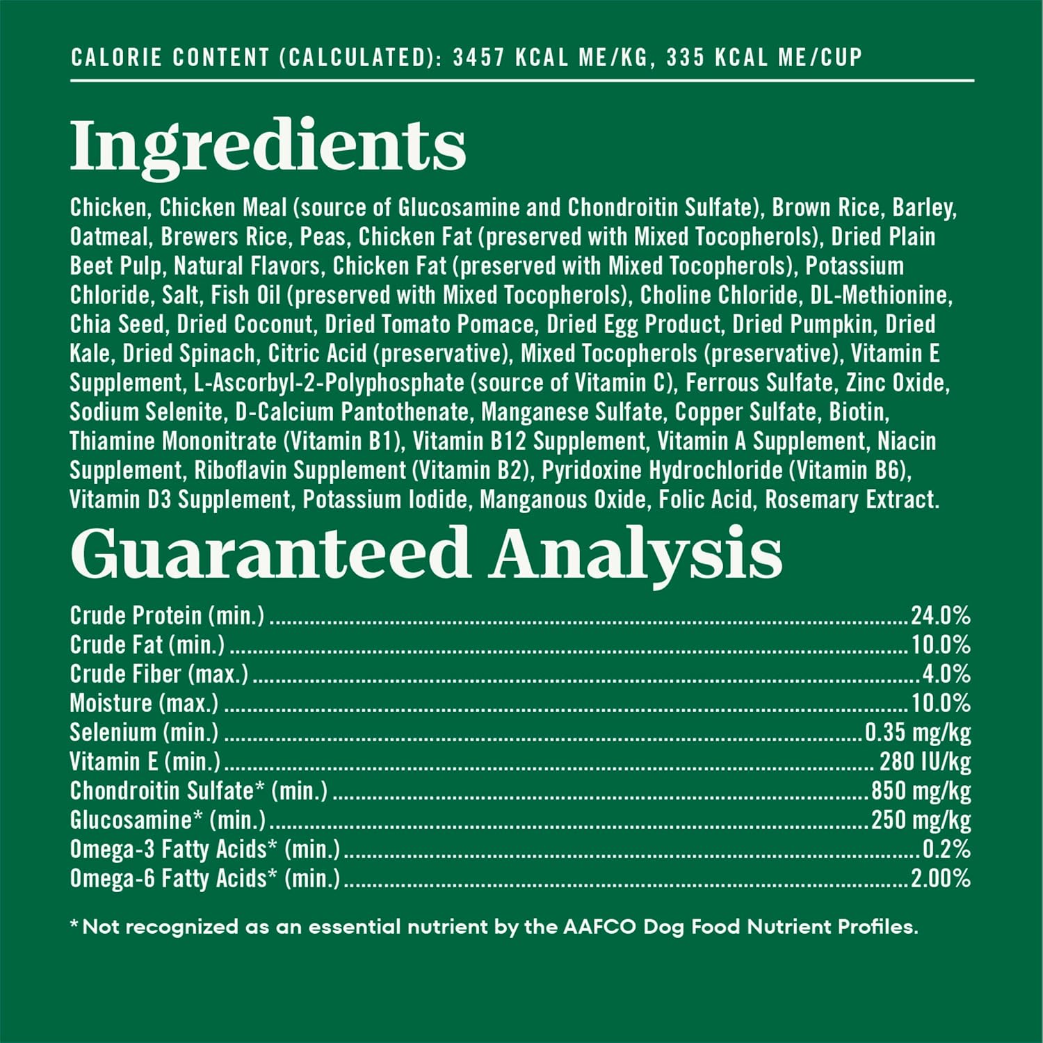 Nutro Natural Choice Senior Large Breed Dry Dog Food, Chicken, 30 lb | Chicken first ingredient, beet pulp prebiotic, omega-3 & omega-6, Vitamin E & Selenium antioxidants, supports bones, skin