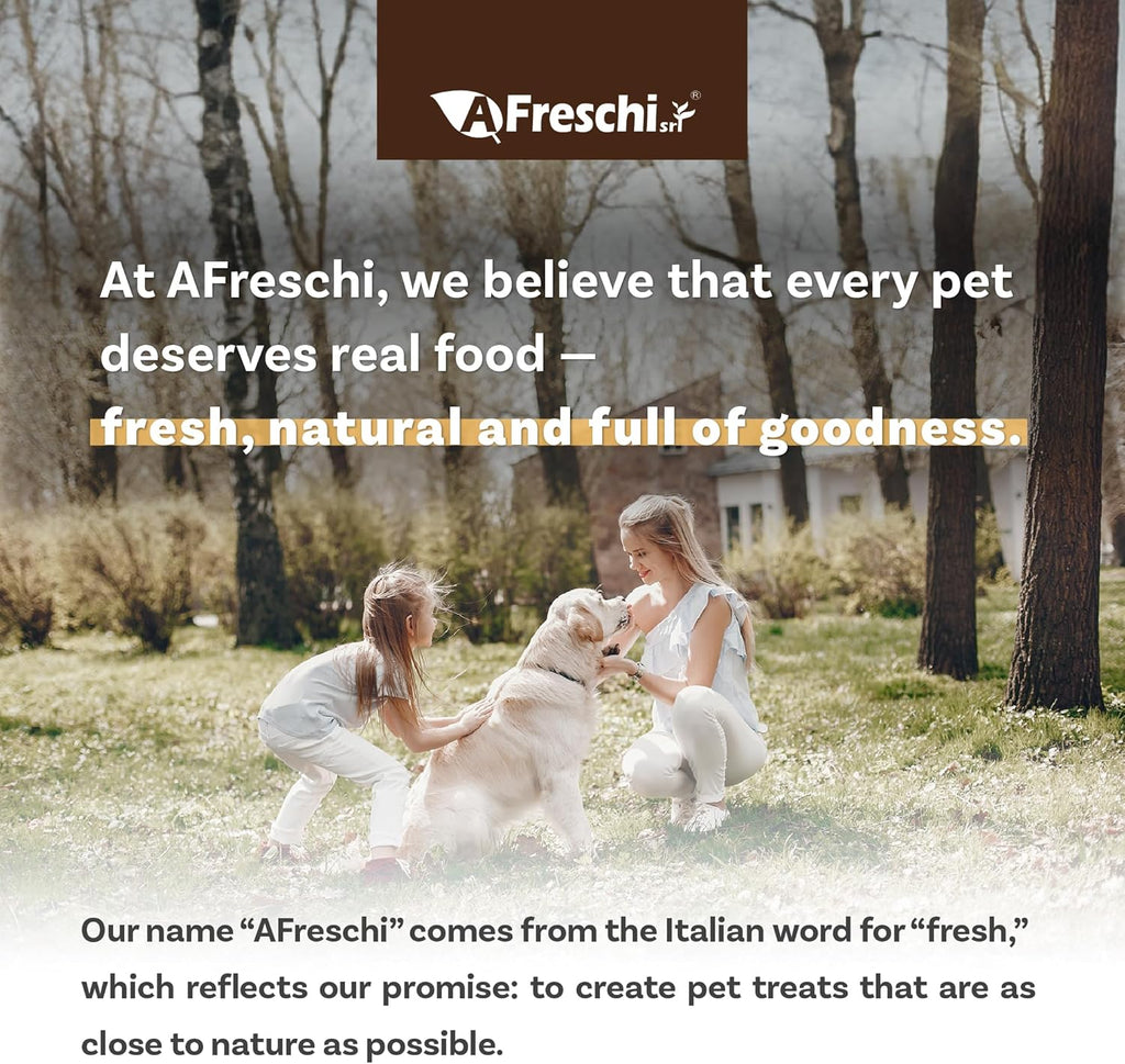 AFreschi Chicken Air-Dried Dog Food, Grain-Free, 1 lb | High-Protein, All Breed Sizes, Great for Picky Eaters