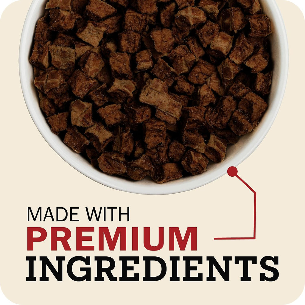 Redbarn Powerfood Air Dried Dog Food Small Breed Recipe 2 lbs - 91% Chicken & Chicken Organs with Blueberries Prebiotics Postbiotics Grain Free Wholesome Pet Food Made in USA