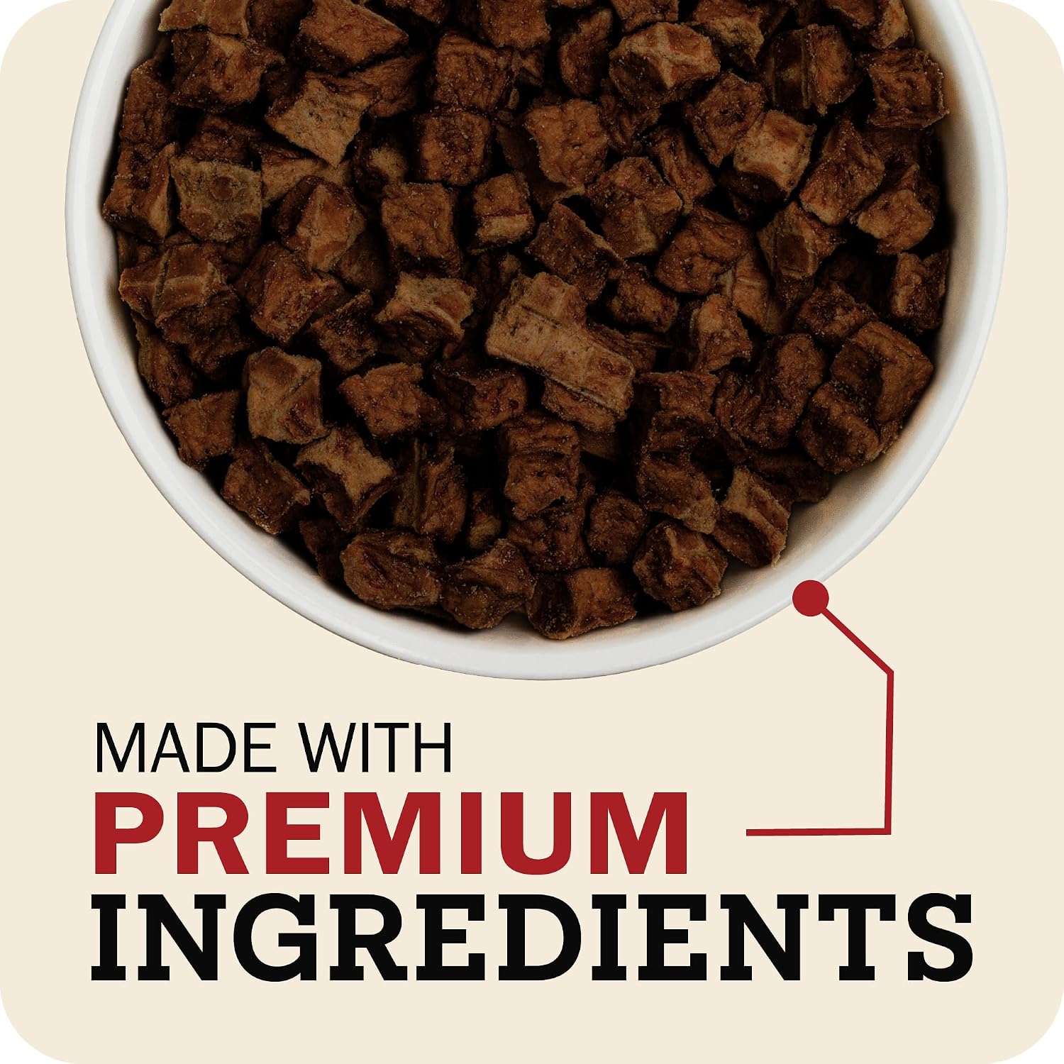 Redbarn Powerfood Air Dried Dog Food Small Breed Recipe 2 lbs - 91% Chicken & Chicken Organs with Blueberries Prebiotics Postbiotics Grain Free Wholesome Pet Food Made in USA