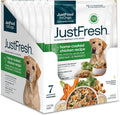 JustFoodForDogs JustFresh Fresh Wet Dog Food or Topper - Chicken, 7 Pack | Fresh Pet Meals and Dog Toppers with No Preservatives, Resealable Package, Human Grade, Home-Cooked Chicken, 12 Oz Pouches