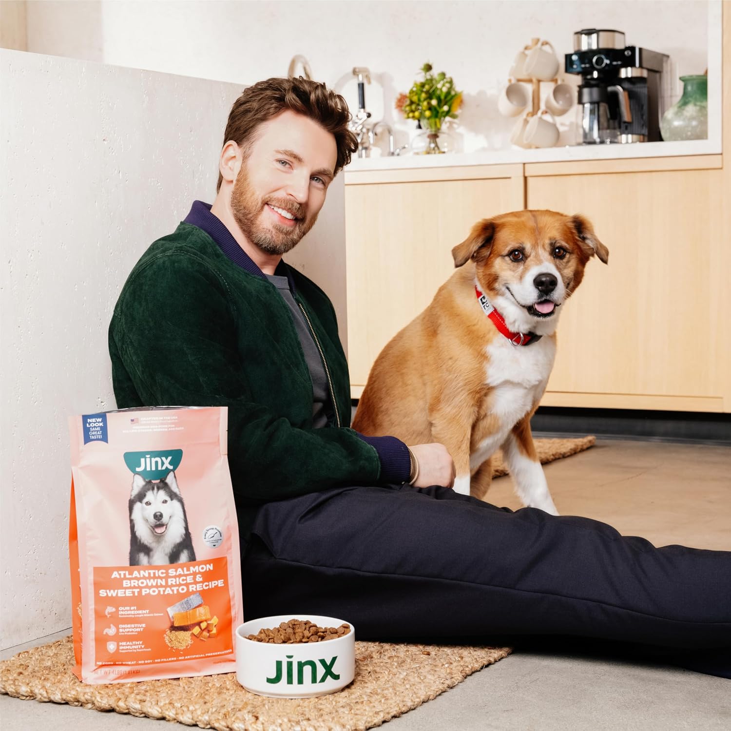 Jinx Grain Free Dry Dog Food - Real Salmon, Sweet Potato & Carrot, 30lb | Premium Kibble for Digestive Support & Healthy Immunity - No Fillers, All Lifestages (Puppy, Adult & Senior), Breeds & Sizes