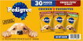 Pedigree Choice Cuts Wet Dog Food Pouch, Chicken Variety, 3.5 oz, 30 Count | 100% complete & balanced, steam cooked, made with real chicken, 36 vitamins & minerals, 50%+ water for hydration