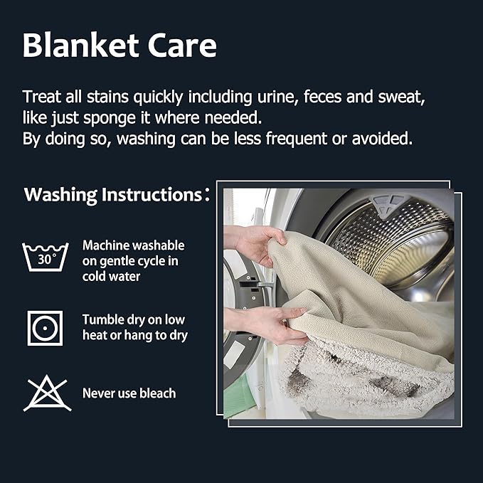 Kritter Planet Large Waterproof Bed Blanket for Intimacy, King Size Love Couples Bed Cover Leakproof, Reversible Protector Furniture Couch Cover for Dogs Pets, Washable, Stain Proof, Hair Resistant