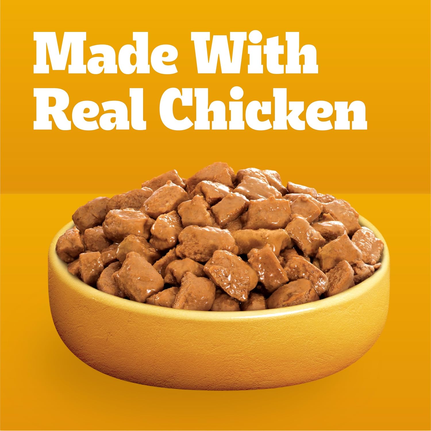 Pedigree Choice Cuts Wet Dog Food Pouch, Chicken Variety, 3.5 oz, 30 Count | 100% complete & balanced, steam cooked, made with real chicken, 36 vitamins & minerals, 50%+ water for hydration