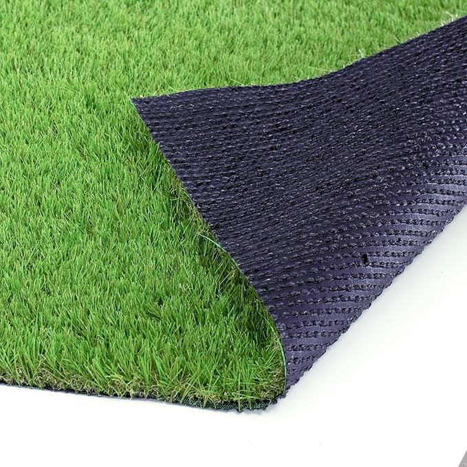 Artificial Grass Rug Outdoor Indoor 6FTX72FT Fake Grass Carpet Green Synthetic Grass Pet Turf Realistic Faux Grass Rug with Drain Holes for Garden Lawn Landscape Balcony Home Decor Patio