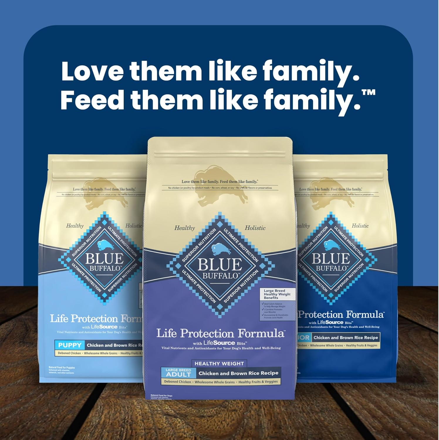 Blue Buffalo Life Protection Formula Healthy Weight Large Dog Food, 34 lb | Real Chicken #1 Ingredient, Promotes Lean Muscles & Weight Control in Large Breed Dogs, Antioxidant-Rich LifeSource Bits