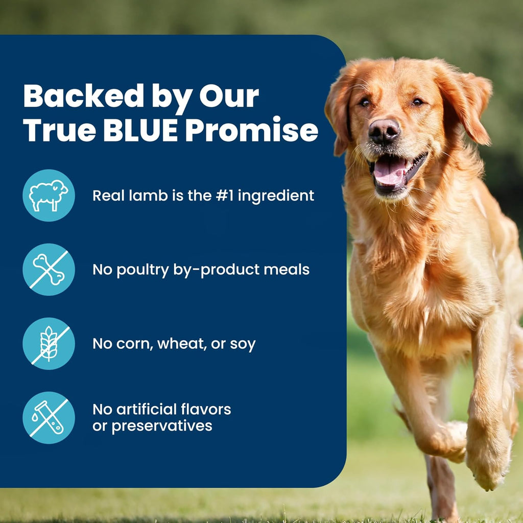 Blue Buffalo Life Protection Formula Lamb Adult Dry Dog Food, 40 lb | Real Lamb #1 Ingredient, Supports Immunity with Antioxidant-Rich LifeSource Bits, Promotes Healthy Muscle Development