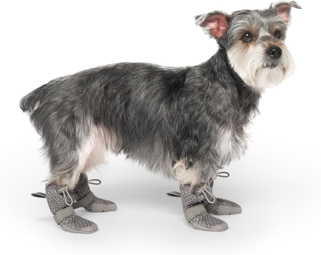 Canada Pooch Dog Boots for Hot Pavement - Paw Protector for Hot Days Size 5 | Small, Medium, Large Size Booties, Anti Slip Rubber, Water Friendly, Breathable Mesh, Easy On Wide Opening, Reflective Strap