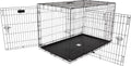 Precision Pet Products Two Door Great Crate Wire Dog Crate, 48 Inch, For Pets 90-125 lbs, With 5-Point Locking System