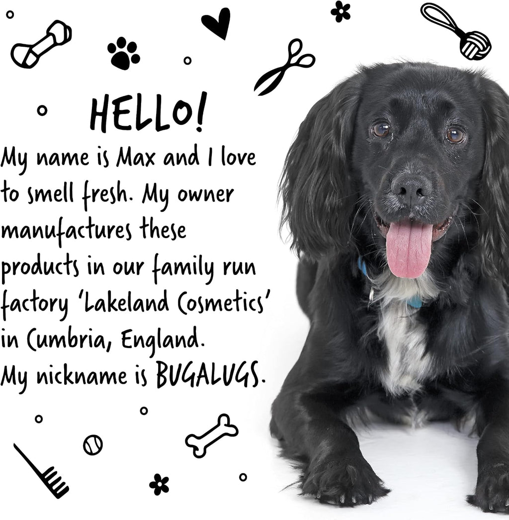 BUGALUGS Dog Conditioner with Baby Fresh Dog Perfume, Best Grooming Conditioner for Dogs, Puppy & Smelly pet That detangles & moisturises use with Dog Shampoo