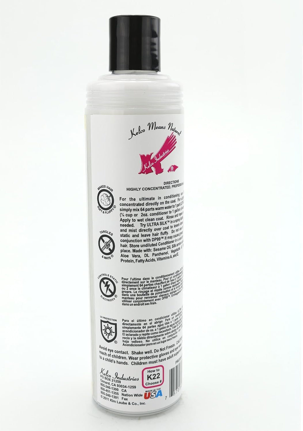 Kelco 64:1 Ultra Silk Conditioner, 11.7 fl. oz.