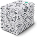 Luciphia 1 Pack 6 Dog Blankets Cat Soft Fluffy Fleece Pet Blanket Warm Cute Print Design Puppy Kitten Doggy Paw Grey Small(23"x16")