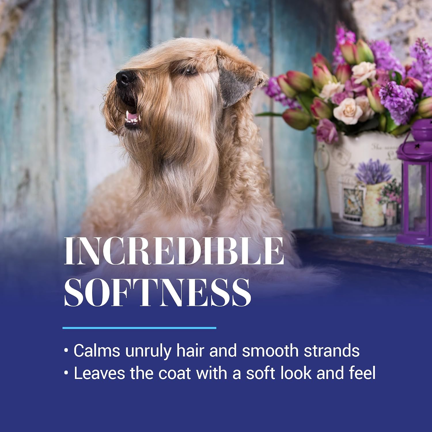 Chris Christensen Spectrum Ten Dog Shampoo, Groom Like a Professional, Gentle Cleansing, Gorgeous Shine, Made in USA, 473ml