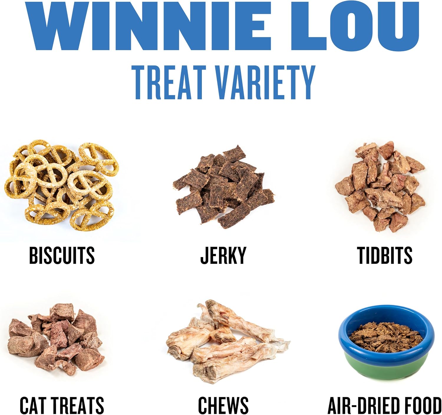 Winnie Lou The Canine Co. Air-Dried Dog Food (Bison & Lamb) | Synthetic Free, All Life Stages, Complete & Balanced