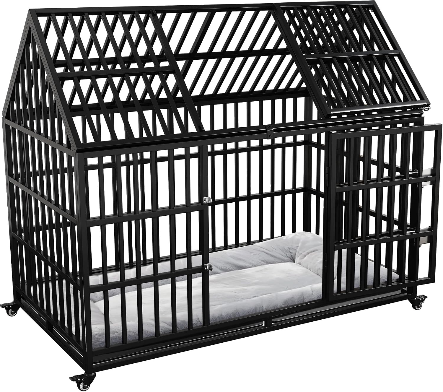 Dog Crate 51X27 Inch Mat Pad for 54" Heavy Duty Dog Crate Kennel Cage Medium/Large Dogs