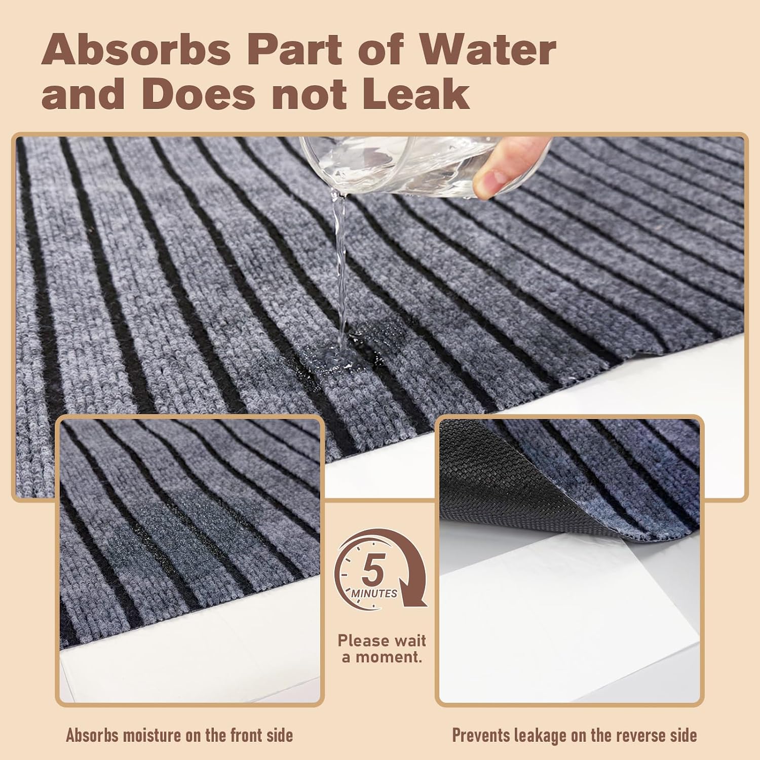 74 * 60 * 0.3inch Dog Crate Floor Protection Mat Kennel Mat to Protect Floors Non-Slip Absorbs Urine Water Resistant Pad Under Pet Cage Mat for Floor Protecting Kennel Training