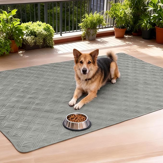 hyha Waterproof Dog Blanket, Reversible Pet Bed Blanket, Soft Sofa Couch Cover for Dogs Washable, Waterproof Pet Couch Covers for Sofa Puppy Cats Furniture Protector(68"x82", Grey/Grey)