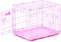 Precision Pet "ProValu," Double Door Dog Crate Pink