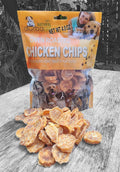Chicken Chips Dehydrated Single Ingredient Treats for Dogs | Easy Chew | 1" Treat Size Ideal for Dog Training, Especially Puppies (4.0 oz (114g))