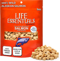 Life Essentials by Cat-Man-Doo | Freeze Dried Salmon Treats | 5oz Bag | Freeze-Dried, Premium Wild Caught Salmon, Healthy, Single Ingredient, High Protein, Pet Treats, Food Topper for Cats & Dogs