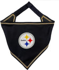 Pets First NFL Pittsburgh Steelers TIE Bandana, Small/Medium. Dog Bandana Scarf Bib for Pet Cat Dog. The Ultimate Game-Day, Party Bandana (PIT-3550-S-M)