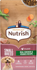 Nutrish Small Breed Dry Dog Food with Chicken, 5 lb. Bag (Rachael Ray) | Suitable for Small Adult Dogs, Veterinarian Reviewed Formula, Made with No Artificial Flavors