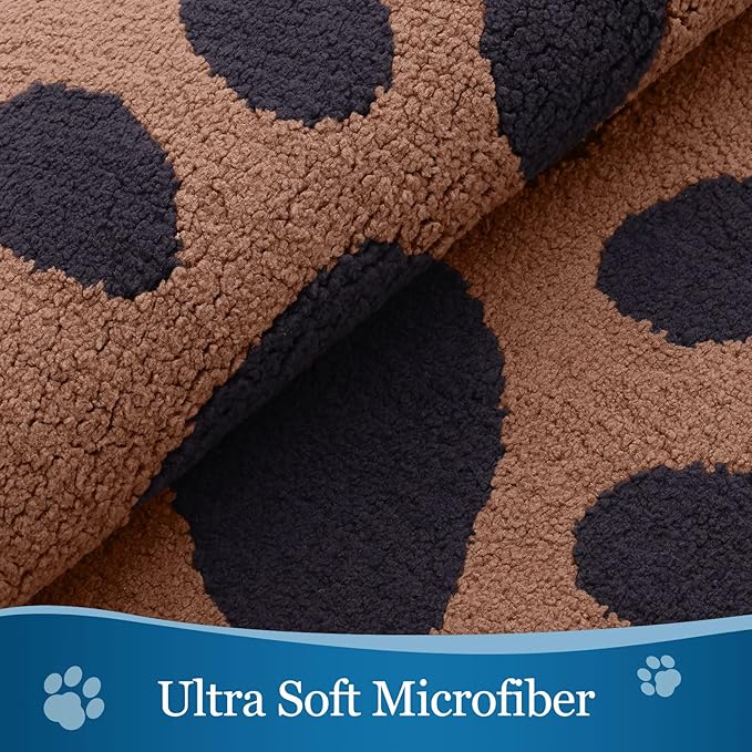 Buganda Dog Door Mat for Muddy Paws, Absorbent Dirt Trapper Washable Indoor Doormats, Non Slip Low-Profile Mud Mat for Dogs, Front Entrance Doormat for Inside Floor (47x24 Inches, Camel and Black)