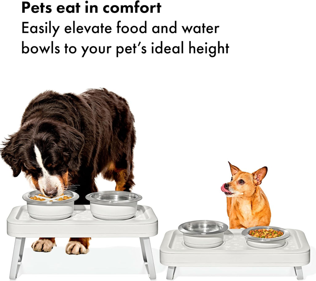 OXO Pet Adjustable Elevated Feeder