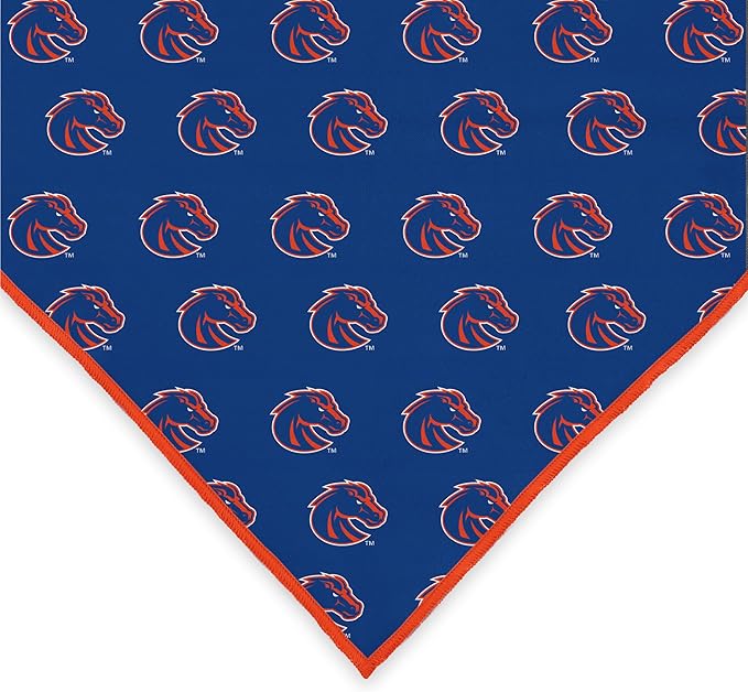 Boise State Broncos Officially Licensed Bandana for Dogs and Cats | Fits Pets Great Gift Idea | Easy-to-Tie (Large, 28")