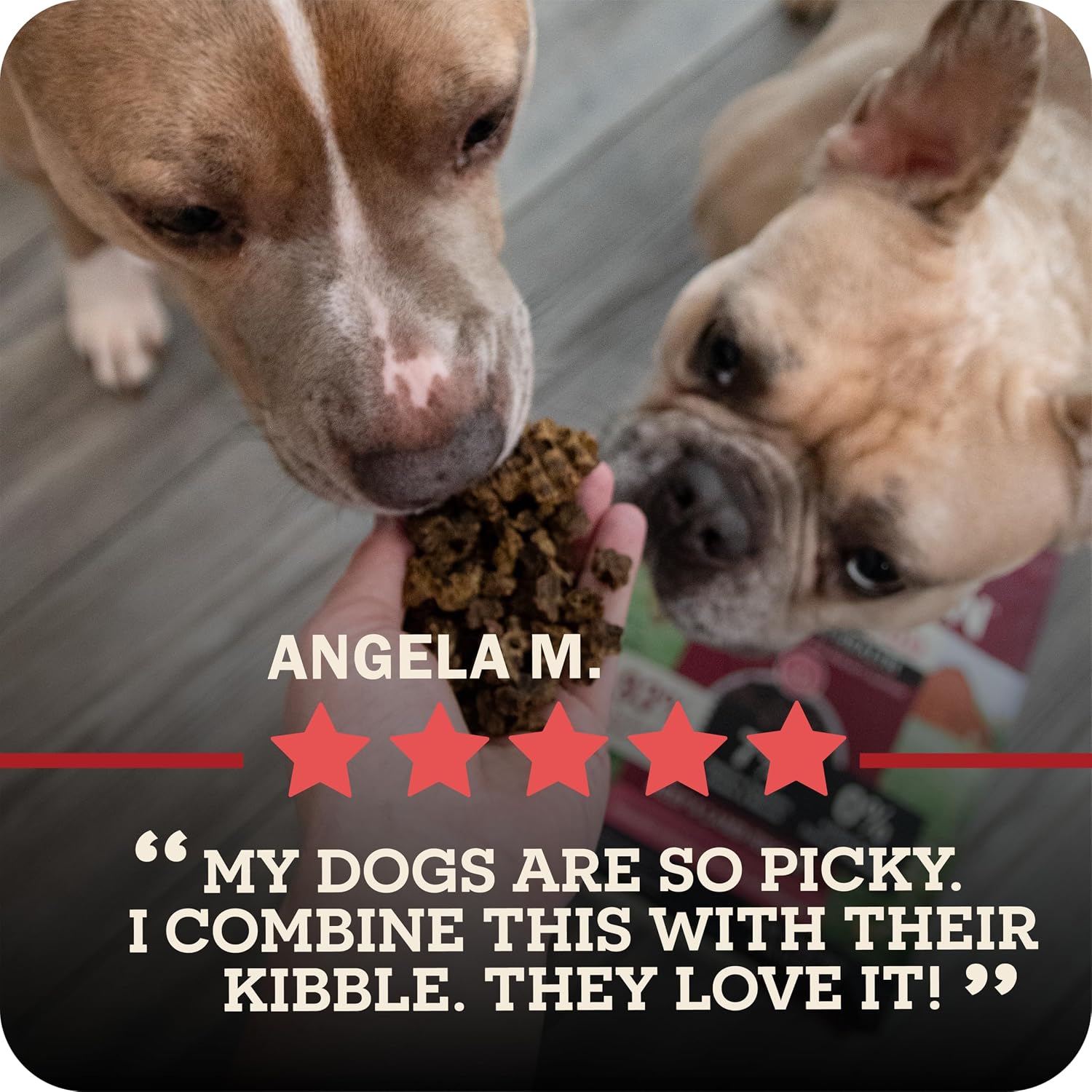 Redbarn Powerfood Air Dried Dog Food 2 lbs High Protein Beef and Lamb with Prebiotics Postbiotics for Digestive Health Wholesome Pet Food Complete Meal Made in USA