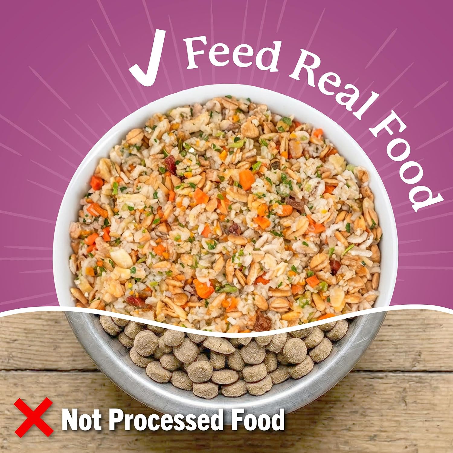 Dr. Harvey's Every Dog Health, Meal with Dehydrated Beef (5 lb) | Complete & Balanced - Organic Whole Grains, Vegetables & Probiotics - Makes 20 Lb of Food