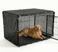 Amgo 90% UV Block Sun Shade Cloth for Dog Kennel Cover, 2' x 3' Black Pet Playpen Sunshade with Grommets, Durable Mesh Tarp for Crate, Patio, Stable,Chicken Coop & Outdoor Privacy Screen.
