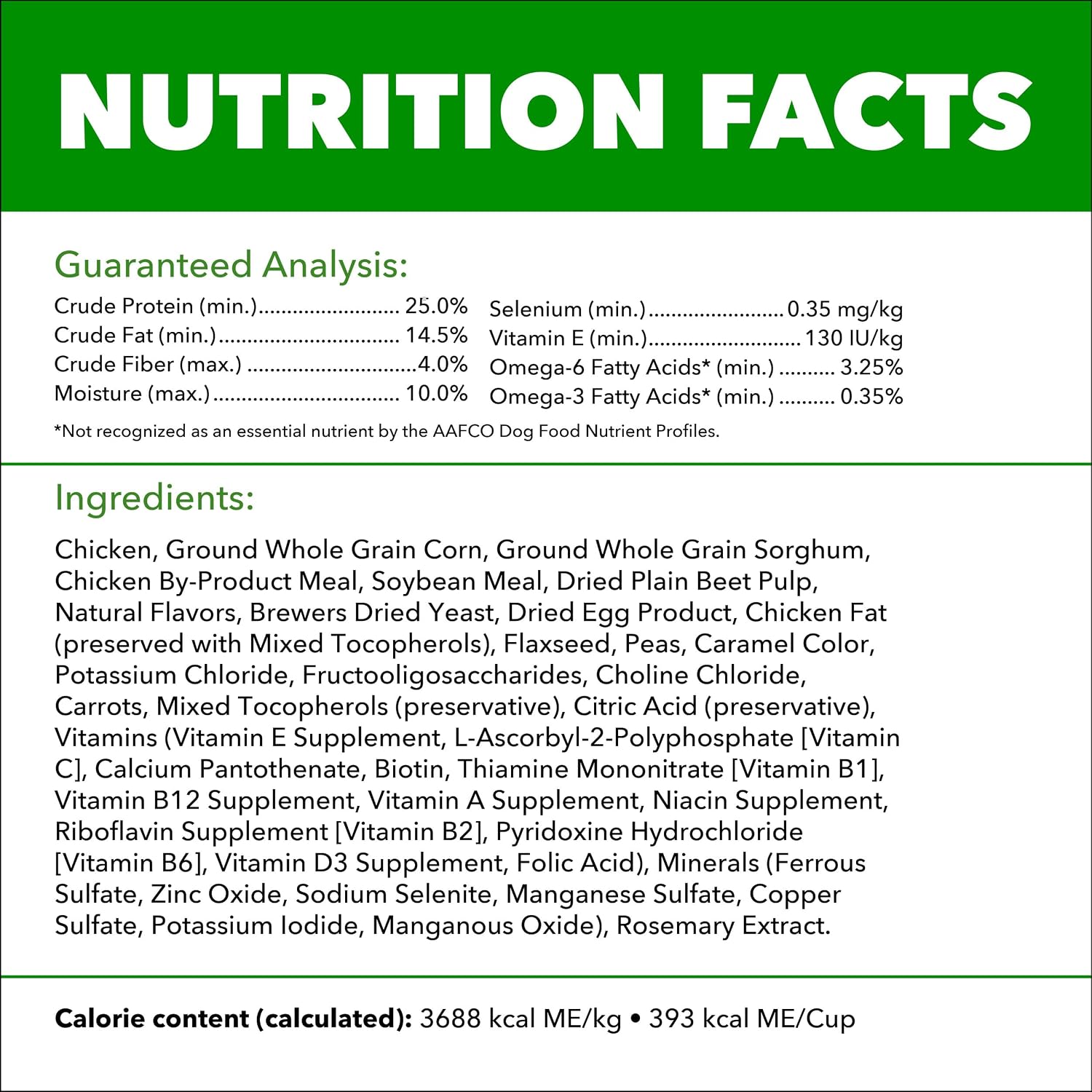 IAMS Proactive Health Adult Minichunks Dry Dog Food, Chicken, 40 lb | Real chicken #1 ingredient, no fillers, natural fiber & prebiotics, Omega-6 fatty acids, antioxidants for immune support
