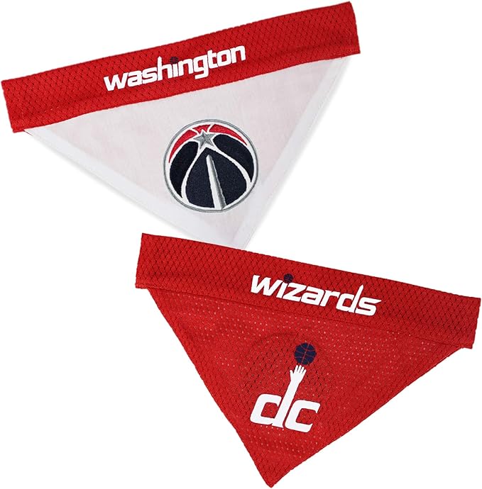 Pets First Pet Bandana. 2 Sided Home & Away Sports Bandana with a PREMIUM Embroidery TEAM Logo, Large/X-Large