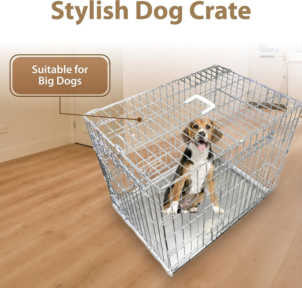 Ellie-Bo Silver Standard Large 36 inch Dog Cage
