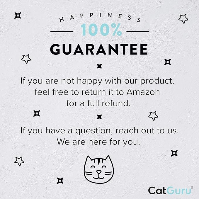 CatGuru Cat Food Mat, Small & Large Pet Food Mat, 100% Waterproof Cat Placemat for Food and Water, Silicone Mats for Pets Bowls, Non-Slip Mats for Pet Bowl or Fountain (Large, Gray)