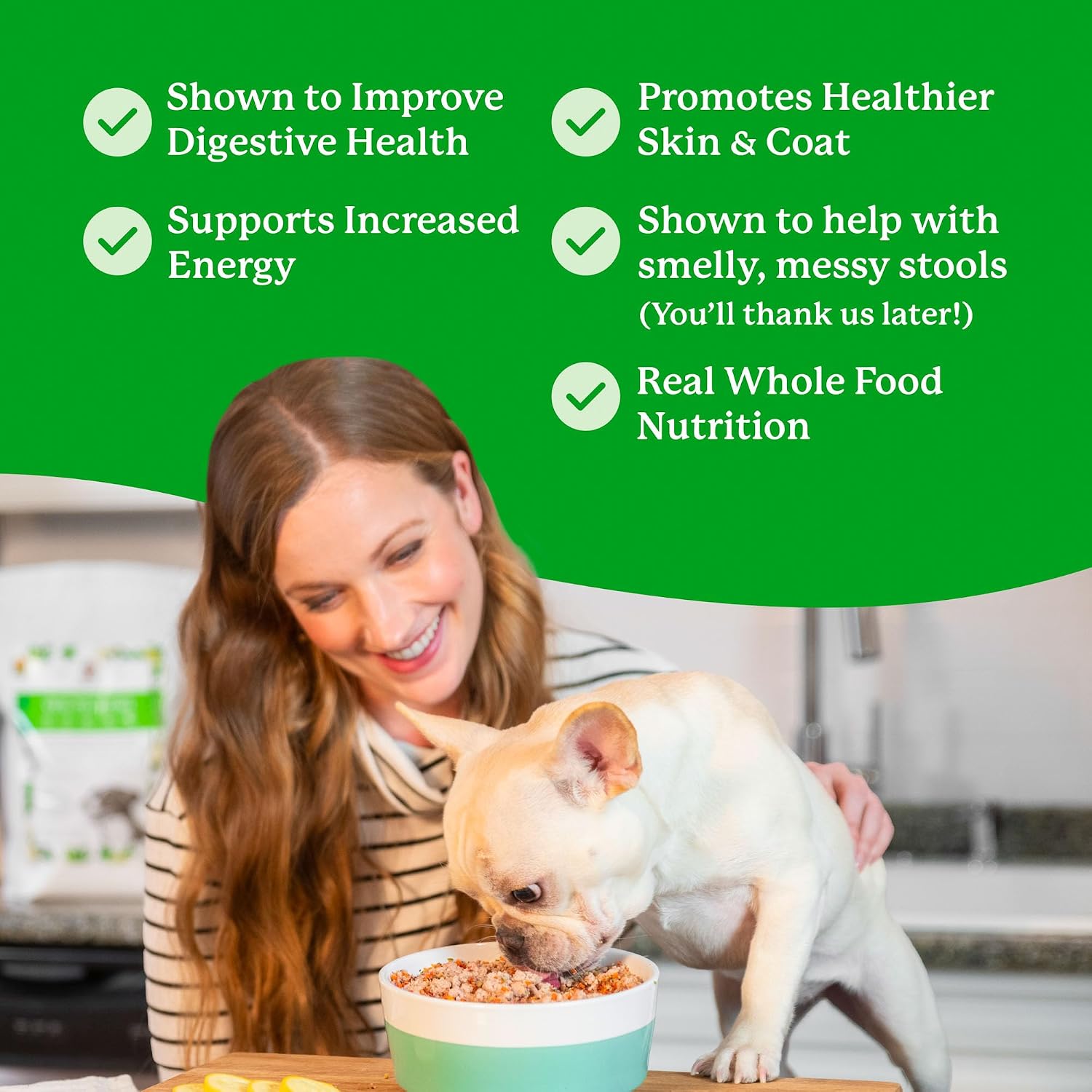 Dr. Harvey's Veg-to-Bowl Dog Food, Human Grade Dehydrated Base Mix for Dogs, Grain Free Holistic Mix (3 Pound) | Dehydrated - Holistic Mix