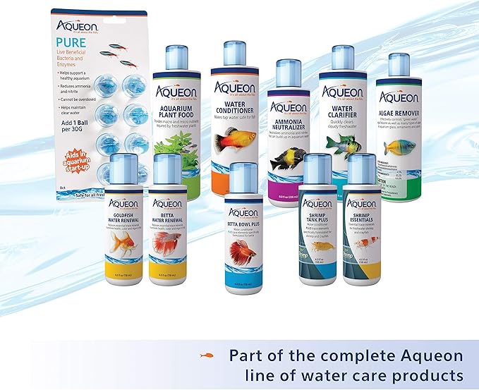 Aqueon Aquarium Water Conditioner Bottle, 8 Ounces