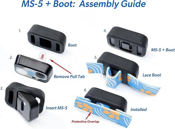 MS-5 Automatic Pet Door Collar, Genuine High Tech Pet Brand Dog Collar for Power Pet Doors - Deluxe Strap (Modern, Extra Large) - DC-MDN-MS5-XL
