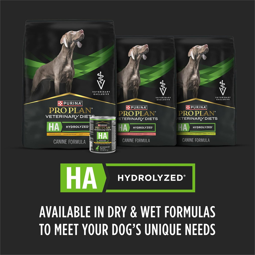 Pro Plan Veterinary Diets Purina HA Hydrolyzed Protein Dog Food Dry Chicken Flavor Formula - 38 lb. Bag