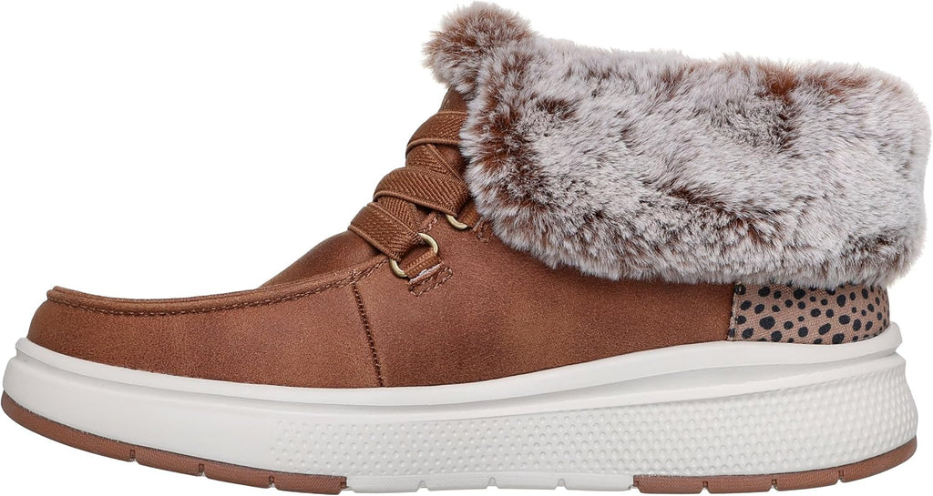 Skechers Women's Hands Free Slip-ins Skip Cute Wave - Fur Fancies | Casual bootie, Slip-ins, Faux fur lining, Skechers Memory Foam footbed, Crafted with 100% vegan materials